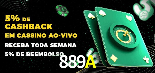Promoções do cassino ao Vivo 889A